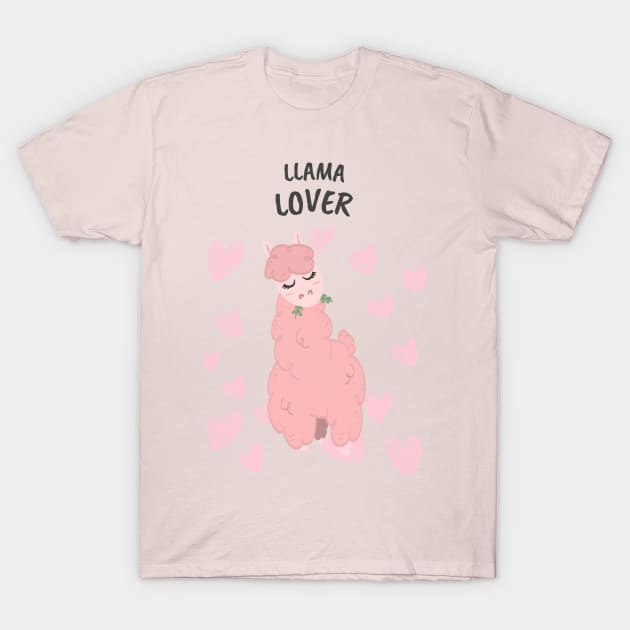 Llama heart T-Shirt by ReadyOrNotDesigns 